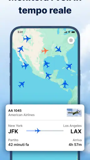 Flightsky: Radar Aerei 3D screenshot 2