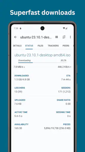 Flud - Torrent Downloader screenshot 2