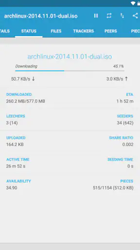 Flud - Torrent Downloader screenshot 8
