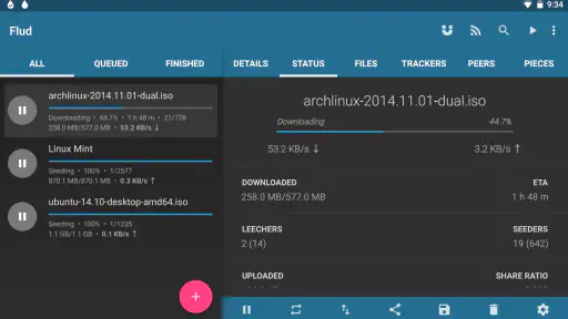 Flud - Torrent Downloader screenshot 9