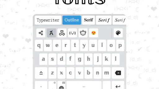 Fonts - Tastiera Carattere screenshot