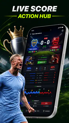 Football Live Scores: AI Stats screenshot 1