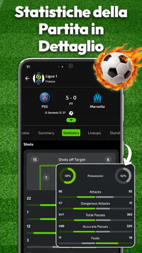 Football Live Scores & Match screenshot 2