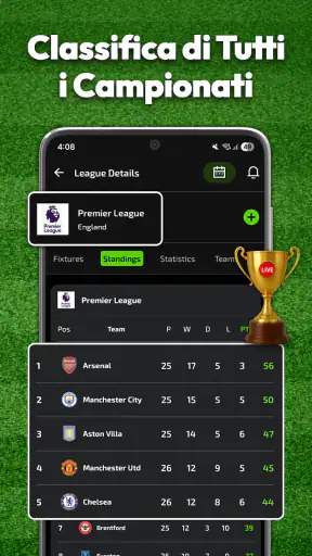 Football Live Scores & Match screenshot 6
