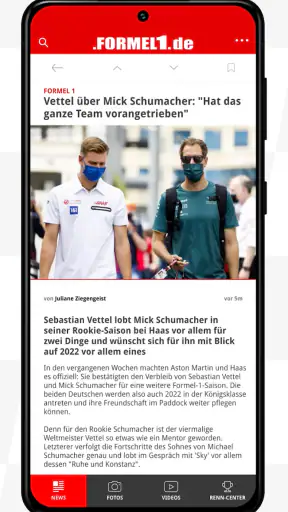 Formel1.de screenshot 3