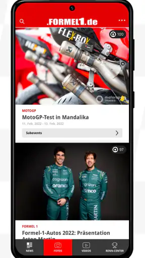 Formel1.de screenshot 4