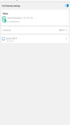 FortiClient screenshot 9