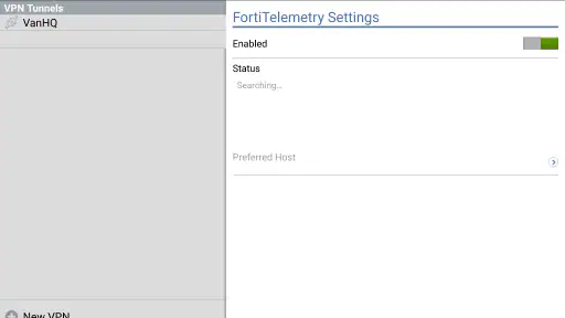 FortiClient VPN screenshot 10