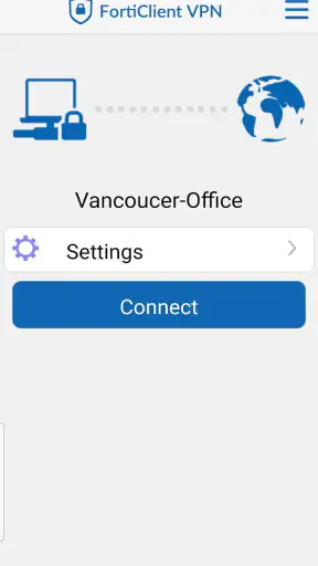 FortiClient VPN screenshot 4
