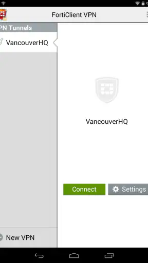 FortiClient VPN screenshot 5