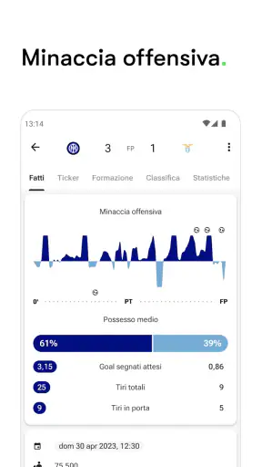 FotMob - Calcio risultati screenshot 2