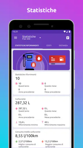 Fuelio: prezzi benzina, costi screenshot 5