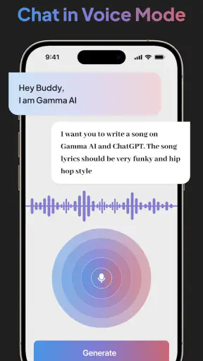 Gamma AI: AI Chatbot Assistant screenshot 1