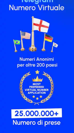 GetCode: Numero Virtuale OTP screenshot 2