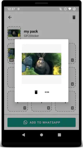 GIF2Sticker - Sticker animati screenshot 6