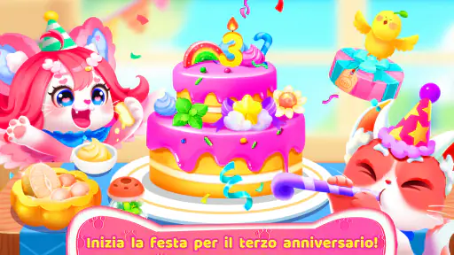 Gioco del Gatto del Panda screenshot 4