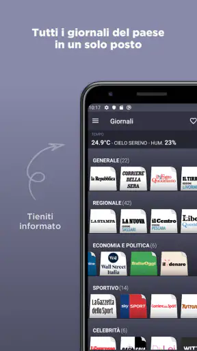Giornali Italiani screenshot 1