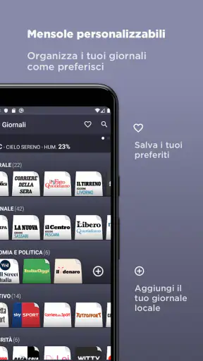 Giornali Italiani screenshot 2