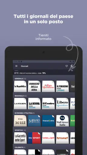 Giornali Italiani screenshot 4