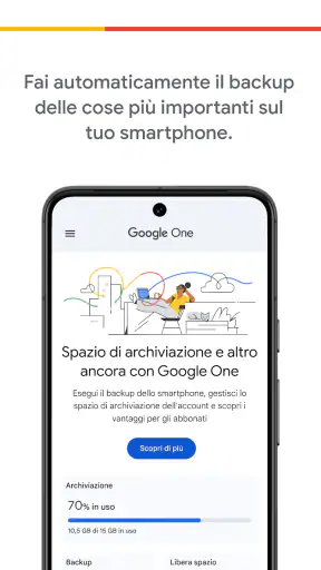 Google One screenshot