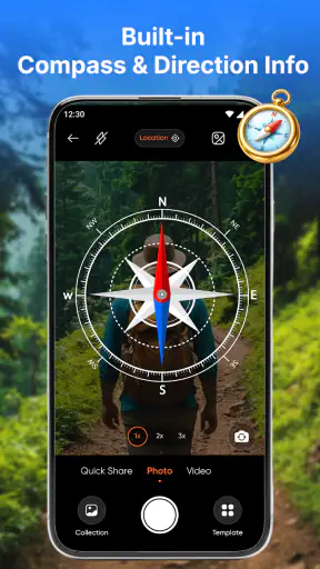 GPS Camera: Map & Timestamp screenshot 2