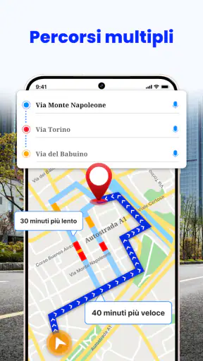 GPS, mappe, navigazione vocale screenshot 6
