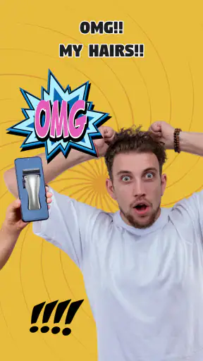Hair Cut Games Prank Meme Fake screenshot 5