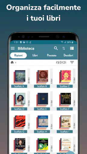 Handy Library: organizza libri screenshot 1