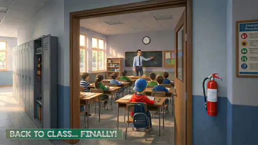 Home escape: Schoolboy stealth screenshot 9