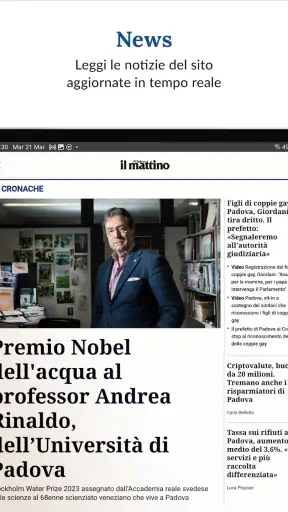 Il Mattino di Padova screenshot