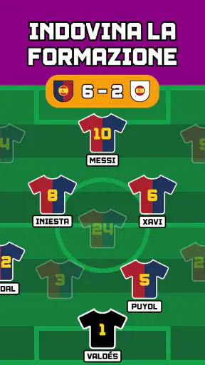 Indovina la Formazione Calcio screenshot 7