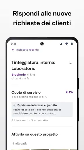 Instapro per professionisti screenshot 2