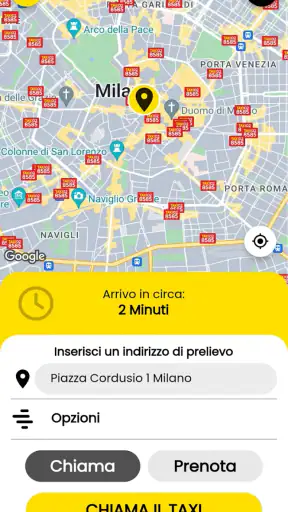inTaxi, in taxi in Italia screenshot 2