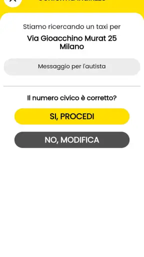 inTaxi, in taxi in Italia screenshot 5