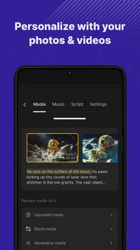 invideo: Editor video IA screenshot 4