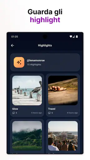 InView, Vedi profilo screenshot 12