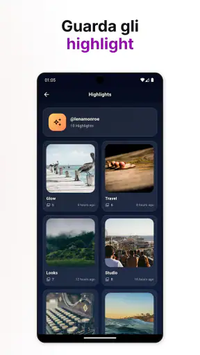 InView, Vedi profilo screenshot 6