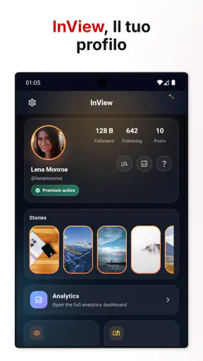 InView, Vedi profilo screenshot 7