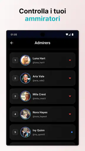 InView, Vedi profilo screenshot 8