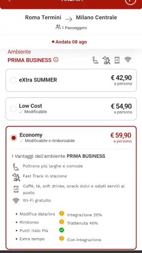 Italo Treno screenshot 3