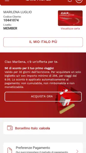 Italo Treno screenshot 6