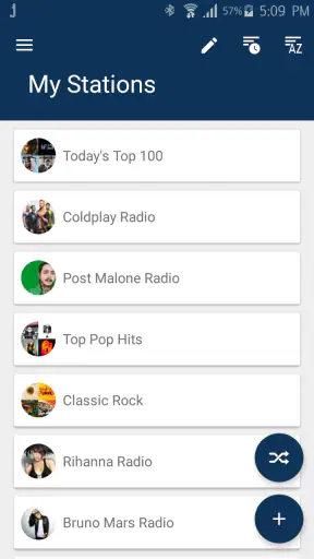 Jango Radio screenshot 2