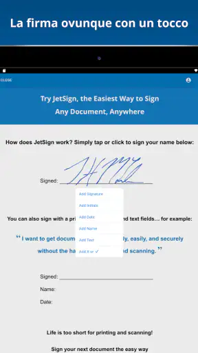 JetSign: Compila e firma PDF screenshot 12