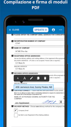 JetSign: Compila e firma PDF screenshot 3