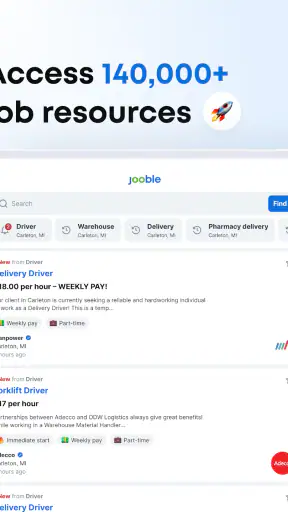 Jooble – Offerte di lavoro screenshot 11