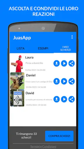 JuasApp - Scherzi Telefonici screenshot 3