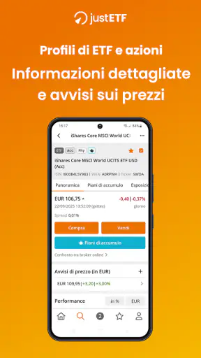justETF screenshot 12