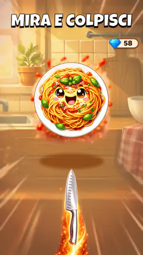 Kitchen Ninja: Lancio coltelli screenshot 1