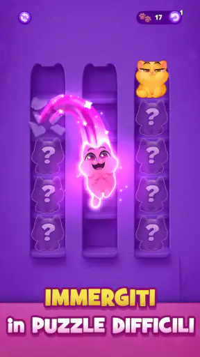 Kitty Sort: Twisted Tails screenshot 4