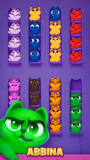 Kitty Sort: Twisted Tails screenshot 6